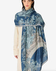 INOUI EDITIONS - Scarf 80 1889 in Blue