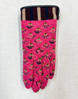 Antipast - Floral Cashmere Gloves in Magenta