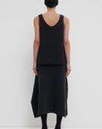 CHRISTIAN WIJNANTS Klika Knit Skirt in Anthracite Grey