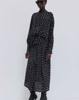 CHRISTIAN WIJNANTS - Tuvra Top in Black Lady Bug Dot