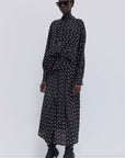 CHRISTIAN WIJNANTS - Tuvra Top in Black Lady Bug Dot