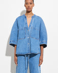 CHRISTIAN WIJNANTS - Tapari Denim Shirt in Blue