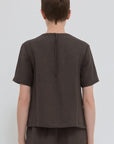 CHRISTIAN WIJNANTS - Tanto Top in Chestnut