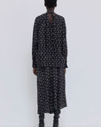 CHRISTIAN WIJNANTS - Tuvra Top in Black Lady Bug Dot