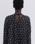 CHRISTIAN WIJNANTS - Tuvra Top in Black Lady Bug Dot
