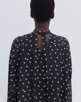 CHRISTIAN WIJNANTS - Tuvra Top in Black Lady Bug Dot