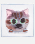 W.I.L.D. A.N.I.M.A.L.S. - Cat Face Scarf in White