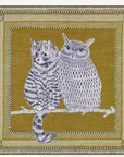INOUI EDITIONS - CHOUETTE 70 Square Scarf in Khaki