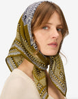 INOUI EDITIONS - CHOUETTE 70 Square Scarf in Khaki