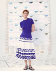 MII COLLECTION - SKIRT CORFU in Blue