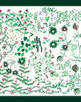 PETITJEAN - SILK FANTASTIQUE SCARF in GREEN