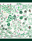 PETITJEAN - SILK FANTASTIQUE SCARF in GREEN