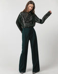 INDRESS - Edgar Pants in Dark Emerald