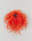 INDRESS - Feather Brooch/Headpiece in Orange