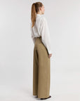 INDRESS - Poppy Japanese Denim Pants in Tan
