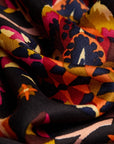 INOUI EDITIONS - RENE PERROT 130cm Square Silk Scarf in Black