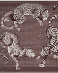 INOUI EDITIONS - Square Scarf 100 Jorgen in Burgundy