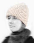 KARAKORAM - Knitted Soft Chunky Hat in Ivory