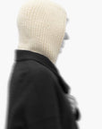 KARAKORAM - Knitted Hood/Balaclava in Cream