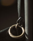 LIHANN GEORGE - Crushed Grain Leather Didi Cross Body Bag in Black