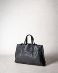 LIHANN GEORGE - Matte Natural Grain Leather ELLI Bag in Black