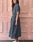 MANUELLE GUIBAL - Loomi Dress in Denim Blue
