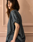 MANUELLE GUIBAL - Loomi Top in Denim Blue