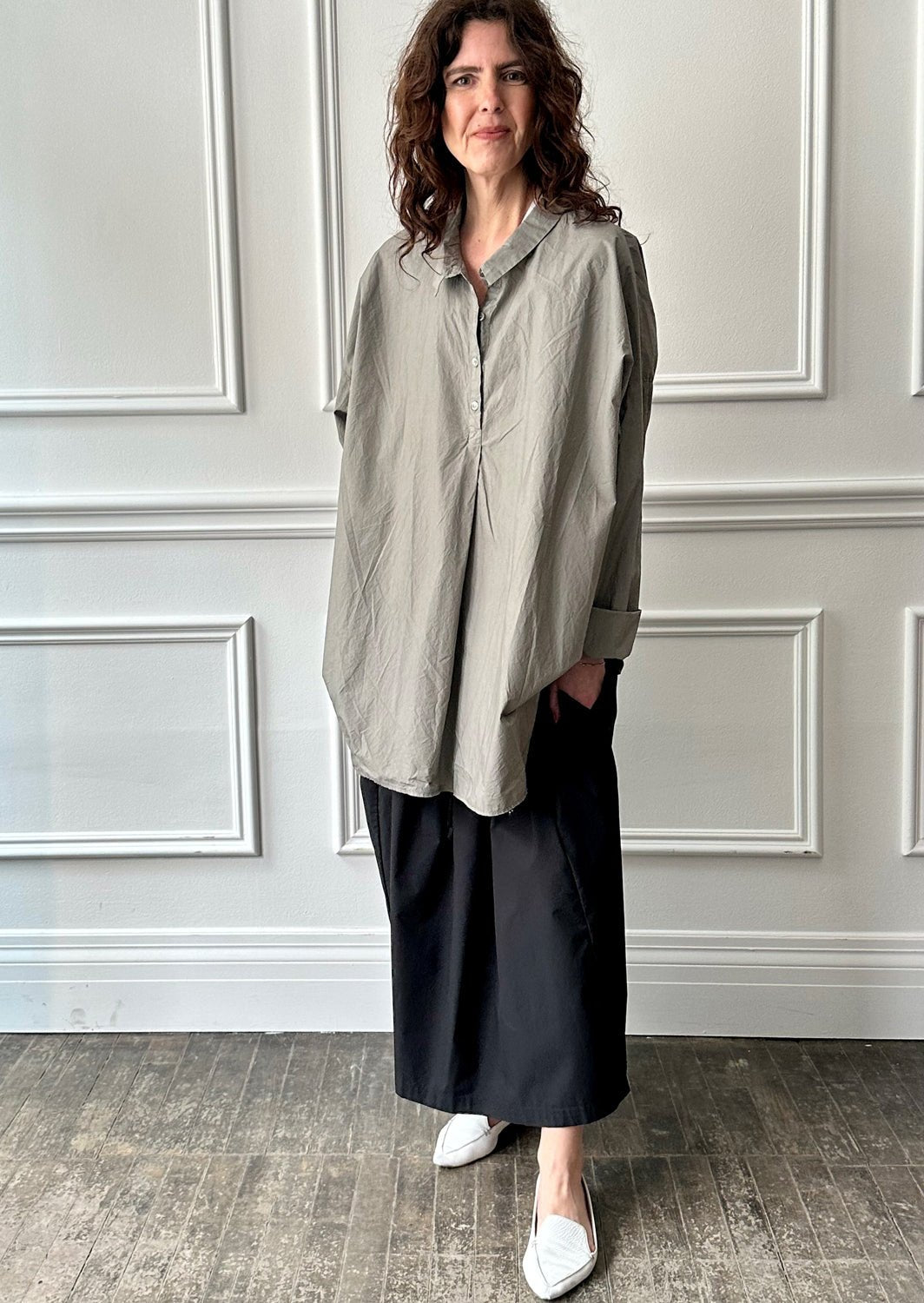 MANUELLE GUIBAL - Chemise Oversize in Grey