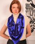 PETITJEAN - SILK MASSALIA SCARF in LAVENDER