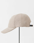 MATURE HA - Unisex Linen Baseball Cap in Natural