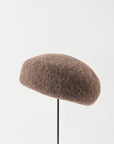 MATURE HA - Beret in Dark Brown Merino
