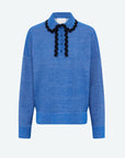 MOLLI - DUCHESSE Pullover in Royal Blue Denim/Midnight