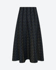 MOLLI - Leopard Skirt in Khaki Multi