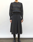MOLLI - Leopard Skirt in Khaki Multi