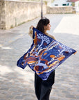 PETITJEAN - SILK LEVRIERS NUIT SCARF