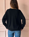 ROBERTO COLLINA - Crewneck Pullover in Black
