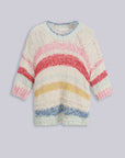 ROBERTO COLLINA - Ribbon Crewneck in Cream/Multicolour