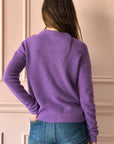 ROBERTO COLLINA - Cashmere Crewneck in Violet