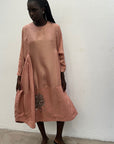 AODRESS - Sequin Cell Dress in Kokemomo Size M