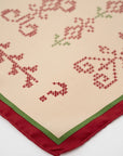 MANIPURI - Sampler Scarf in Red