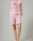 THIERRY COLSON - Bastian Shorts in Red + Neel Pirate Stripes