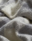 CUSHENDALE MILLS - Drumin Mohair Blanket in Grey