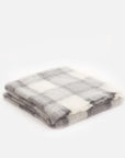 CUSHENDALE MILLS - Drumin Mohair Blanket in Grey