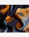 INOUI EDITIONS - 100cm Square Scarf Rococo in Navy