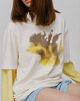 W.I.L.D. A.N.I.M.A.L.S. - Bumblebee T-shirt in Off-white