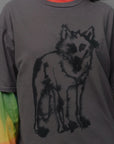 W.I.L.D. A.N.I.M.A.L.S. - Wolf T-Shirt in Grey
