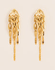 Wouters & Hendrix - Waterfall Chandelier Earrings in Gold Vermeil