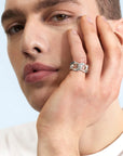 Wouters & Hendrix - Tattoo Mantra Ring in Sterling Silver