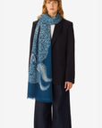INOUI EDITIONS -Walter 100cm Scarf in Navy