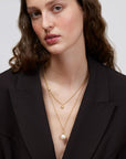 Wouters + Hendrix - Asymmetric Necklace with Star Pendant in Gold